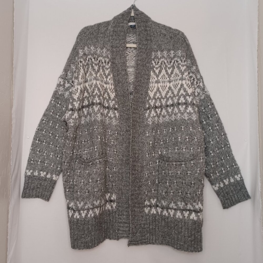 American Eagle Outfitters Wool Blend Women's Grey Sweater Size Large - Picture 1 of 7